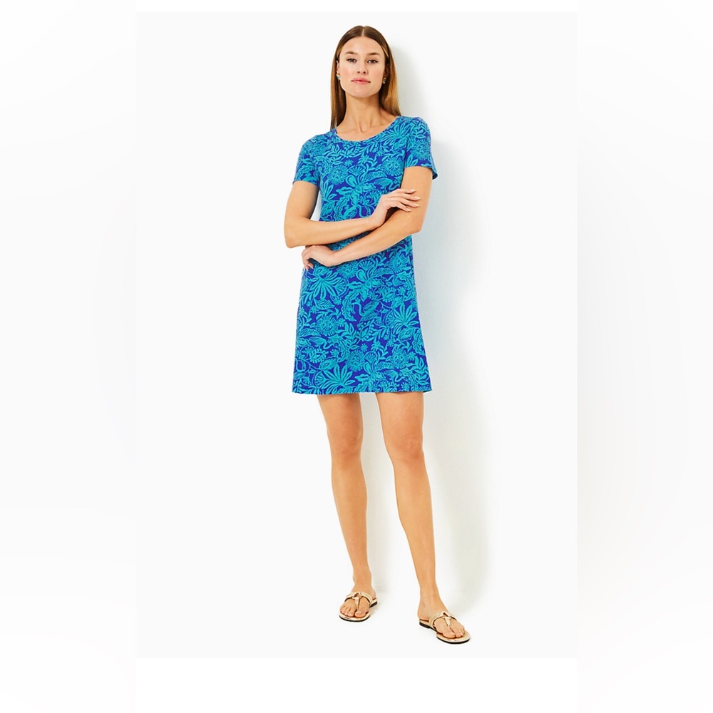 NWT Lilly Pulitzer Cody Dress - Martinique Blue Jungle Oasis